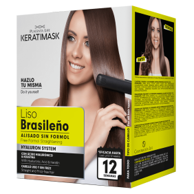 Be Natural - Kit per raddrizzare il brasiliano o KERATIMASK senza formolo