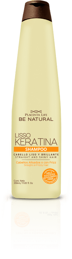 Be Natural - Champ LISSO KERATINA capelli lisci e crespi 350 ml