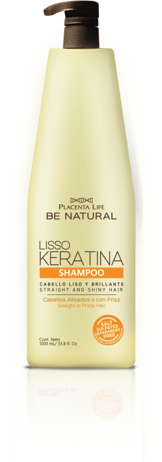 Be Natural - Champ LISSO KERATINA capelli lisci e crespi 1000 ml