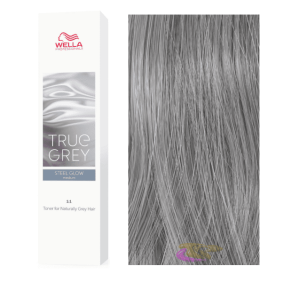 Wella - Tinte True Grey STEEL GLOW Medio 60 ml
