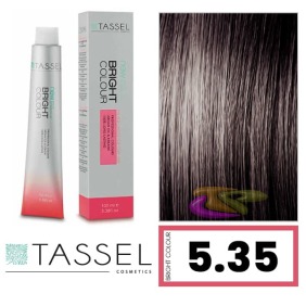 Tassel - Tint Colore brillante con Argny cheratina N 5.35 Castao CLARO DORADO MOGANO 100 ml (04603)
