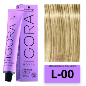 Schwarzkopf - Igora Royal Fashion luci L-00 Natural Blonde 60 ml