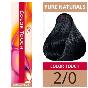 Wella - Ba o colori touch Pure Naturals 2/0 (senza amon ACO) 60 ml