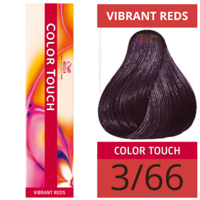 Wella - Ba o tocco di colore Vibrant Reds 3/66 (senza amon ACO) 60 ml
