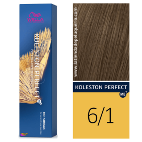 Wella - Koleston Perfect ME + Rich Naturals Dye 6/1 Dark Ash Blonde 60 ml