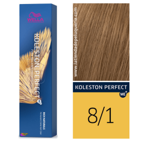 Wella - Koleston Perfect ME + Rich Naturals Dye 8/1 Light Ash Blonde 60 ml
