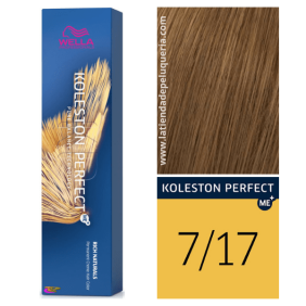 Wella - Koleston Perfect ME + Rich Naturals Dye 7/17 Marr Medium Ash Blonde n 60 ml