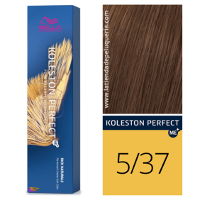 Wella - Koleston Perfect ME + Rich Naturals Dye 5/37 Marr Hardness o Gold Clear n 60 ml