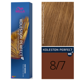 Wella - Koleston Perfect ME + Deep Browns Dye 8/7 Light Blonde Marr n 60 ml