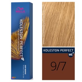 Wella - Koleston Perfect ME + Deep Browns Dye 9/7 Very Light Blonde Marr n 60 ml