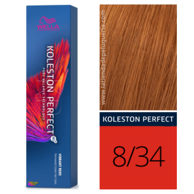 Wella - Koleston Perfect ME + Vibrant Reds Dye 8/34 Copper Golden Light Blonde 60 ml