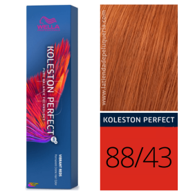 Wella - Koleston Perfect ME + Reds vivaci 88/43 Rame brillante dorato intenso colorante 60 ml