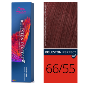 Wella - Koleston Perfect ME + Reds vivaci 66/55 Dark Intense Dark Mahogany Intense Blonde 60 ml