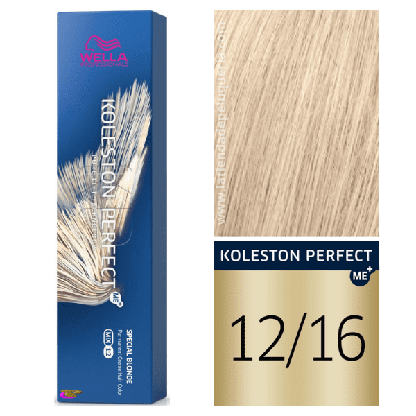 Wella - Koleston Perfect ME + Special Blonde Dye 12/16 Clear Blonde Violet Ash Top 60 ml