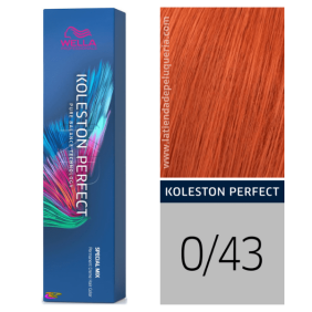 Wella - Koleston Perfect ME + Mix speciale Tinta 0/43 Coral Red 60 ml