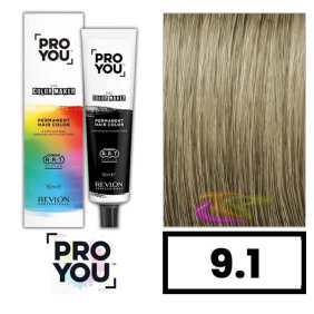 Revlon Proyou - THE COLOR MAKER 9.1 Colore dei capelli Biondo chiaro cenere 90 ml