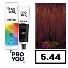 Revlon Proyou - THE COLOR MAKER Tinta 5.44 Caste o Clear Copper intenso 90 ml