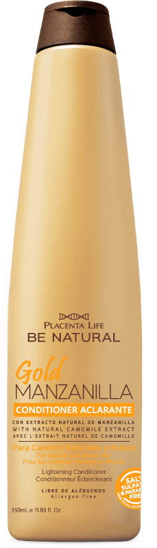Be Natural - Balsamo schiarente GOLD CHAMOMILE per capelli naturali e biondi 350 ml