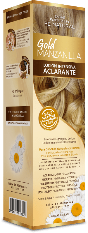 Be Natural - Lozione Purificante Intensiva CAMOMILLA ORO per capelli naturali e biondi 100 ml
