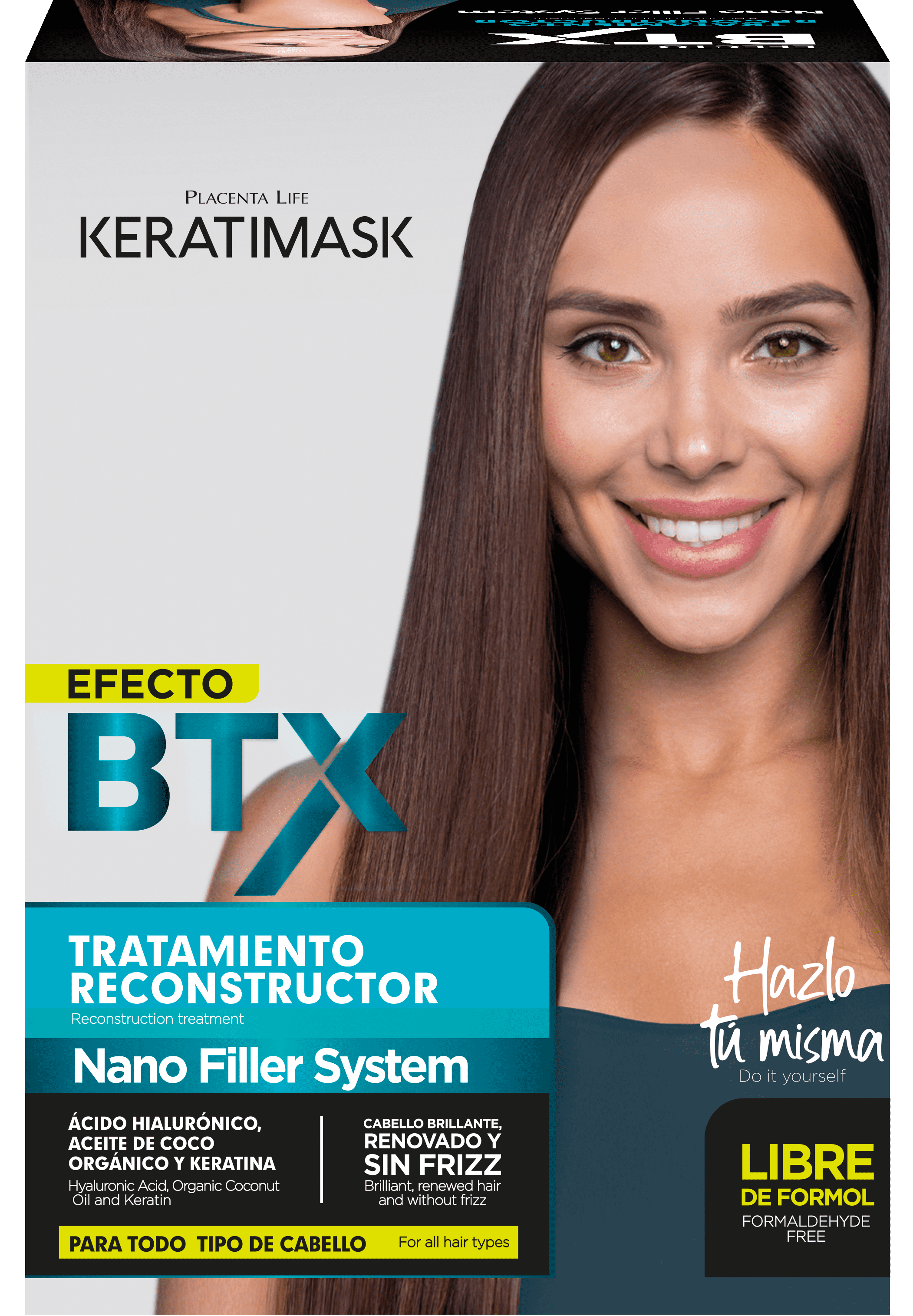Be Natural - Tratamiento Efecto BTX KERATIMASK Reconstructor 150 ml