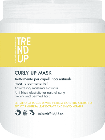 Trend Up - Mascarilla CURLY UP para cabellos rizados 1000 ml