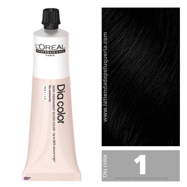 L`Oréal - Coloración DIA COLOR 1 Negro (sin amoniaco) 60 ml