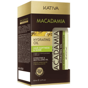 Kativa - Olio di Macadamia sale solfato libero senza -Hidratante e 60 ml Revitalizante-