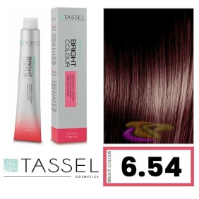 Tassel - Tinta Colore brillante con cheratina Argny 6,54 N RAME mogano scuro BLONDE 100 ml (03.987)