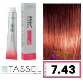Tassel - Tinta Colore brillante con cheratina Argny 7,43 N RUBIO DORADO MEDIO COPPER 100 ml (03 990)