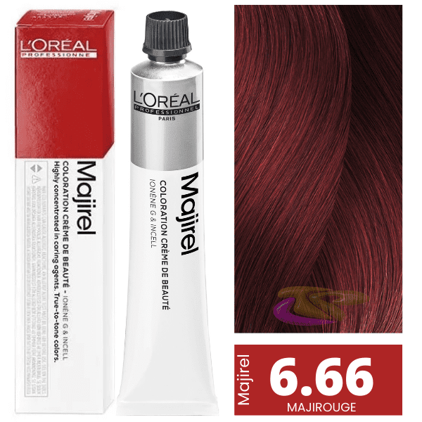 L`Oral - Majirouge 6.66 Dye chiari 50 ml rosso intenso