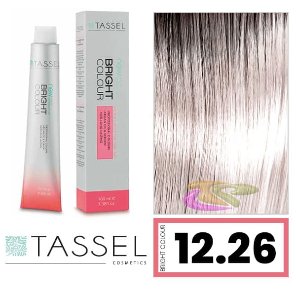 Tassel - Tint Colore brillante con Argny cheratina N 12.96 Biondo Cenere VIOLA Superlift 100 ml (04610)