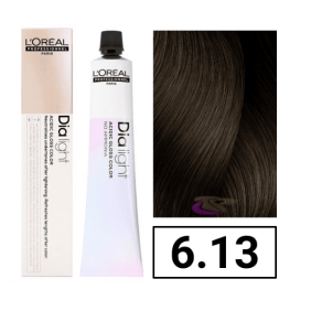 L`Oral - colorazione DIALIGHT 6.13 Ash chiari 50 ml Dorado senza ammoniaca