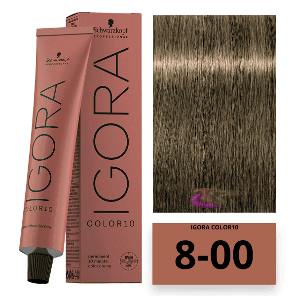 Schwarzkopf - Igora colore della tinta 10 minuti 8-00 naturale biondo chiaro Intense 60 ml 