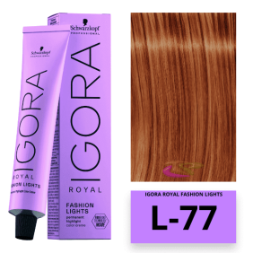 Schwarzkopf - Igora Royal Fashion luci L-77 Rame 60 ml