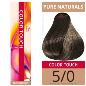 Wella - Ba o colori touch Pure Naturals 5/0 (senza amon ACO) 60 ml
