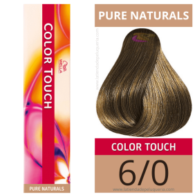 Wella - Ba o colori touch Pure Naturals 6/0 (senza amon ACO) 60 ml