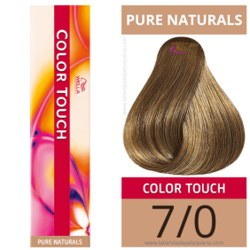 Wella - Ba o colori touch Pure Naturals 7/0 (senza amon ACO) 60 ml