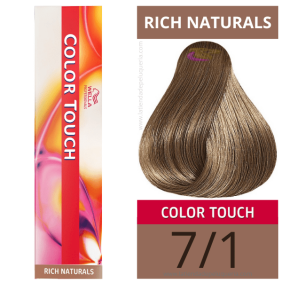 Wella - Ba o colori touch Rich Naturals 7/1 (senza amon ACO) 60 ml