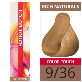 Wella - Ba o colori touch Rich Naturals 9/36 (senza amon ACO) 60 ml