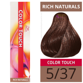 Wella - Ba o colori touch Rich Naturals 5/37 (senza amon ACO) 60 ml