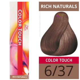 Wella - Ba o colori touch Rich Naturals 6/37 (senza amon ACO) 60 ml