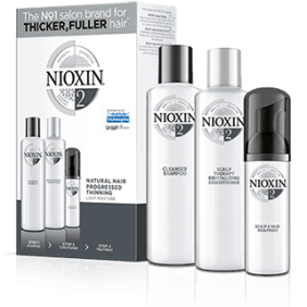 Nioxin - Kit SYSTEM 2 advanced NATURAL perdita di densità dei capelli (3 prodotti)