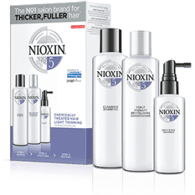 Nioxin - Kit SYSTEM 5 hair QUICKLY TRATTAMENTO perdita di luce (3 prodotti)