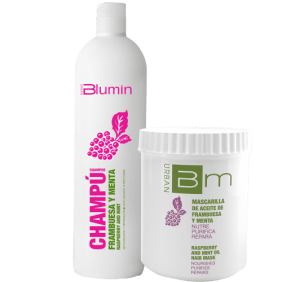 Blumin Urban - Confezione offerta Raspberry and Mint (shampoo 1000ml + maschera 700ml)