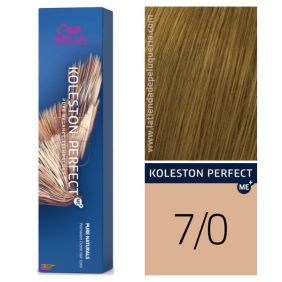 Wella - Koleston Perfect ME + Pure Naturals 7/0 Medium Intense Blonde 60 ml