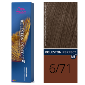 Wella - Koleston Perfect ME + Deep Browns Dye 6/71 Dark Blonde Marr n Ash 60 ml