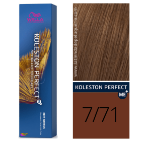 Wella - Koleston Perfect ME + Deep Browns Dye 7/71 Medium Brown Marr Ash Ash 60 ml
