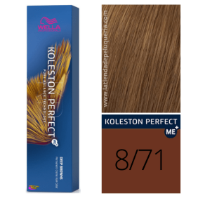 Wella - Koleston Perfect ME + Deep Browns Dye 8/71 Light Blonde Marr n Ash 60 ml