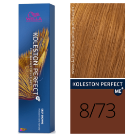 Wella - Koleston Perfect ME + Deep Browns Dye 8/73 Light Blonde Marr n Golden 60 ml