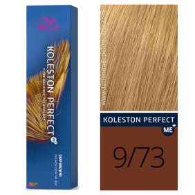 Wella - Koleston Perfect ME + Deep Browns Dye 9/73 Very Light Blonde Marr n Golden 60 ml